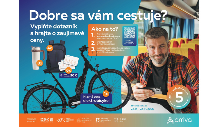 ARRIVA - Prieskum spokojnosti cestujúcich 2026