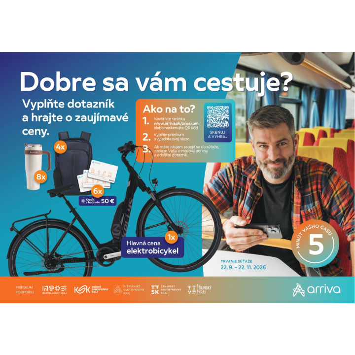 ARRIVA - Prieskum spokojnosti cestujúcich 2026