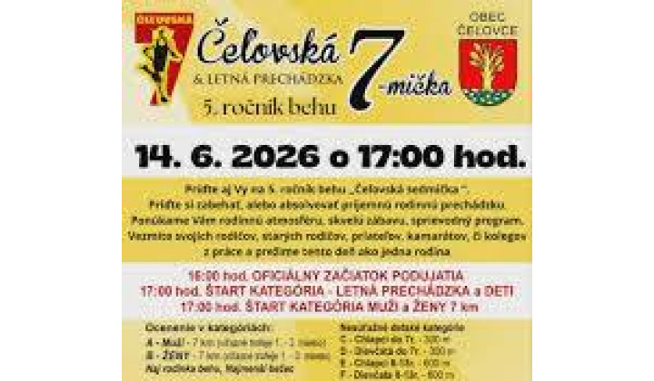 Čeľovská 7-mička 2026
