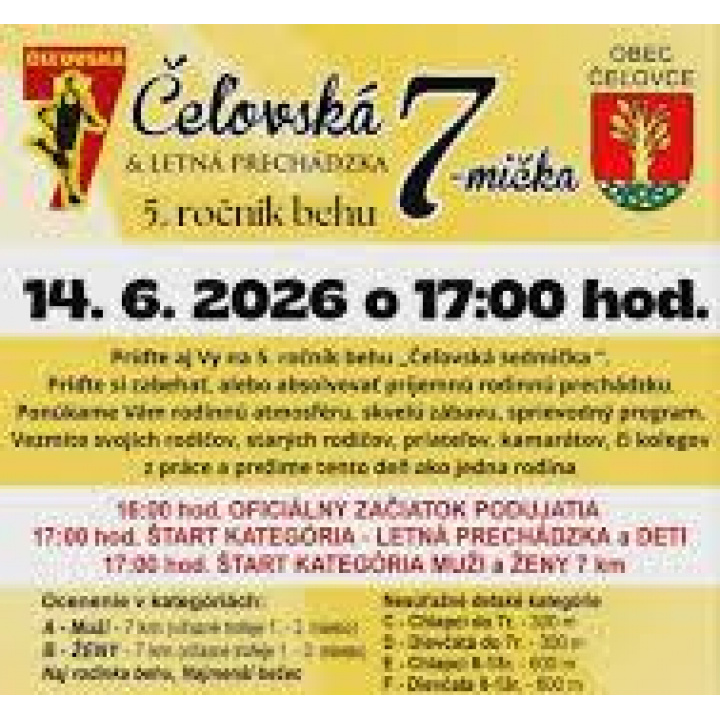 Čeľovská 7-mička 2026