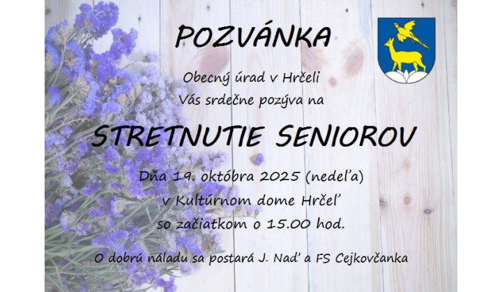 Stretnutie seniorov 2025